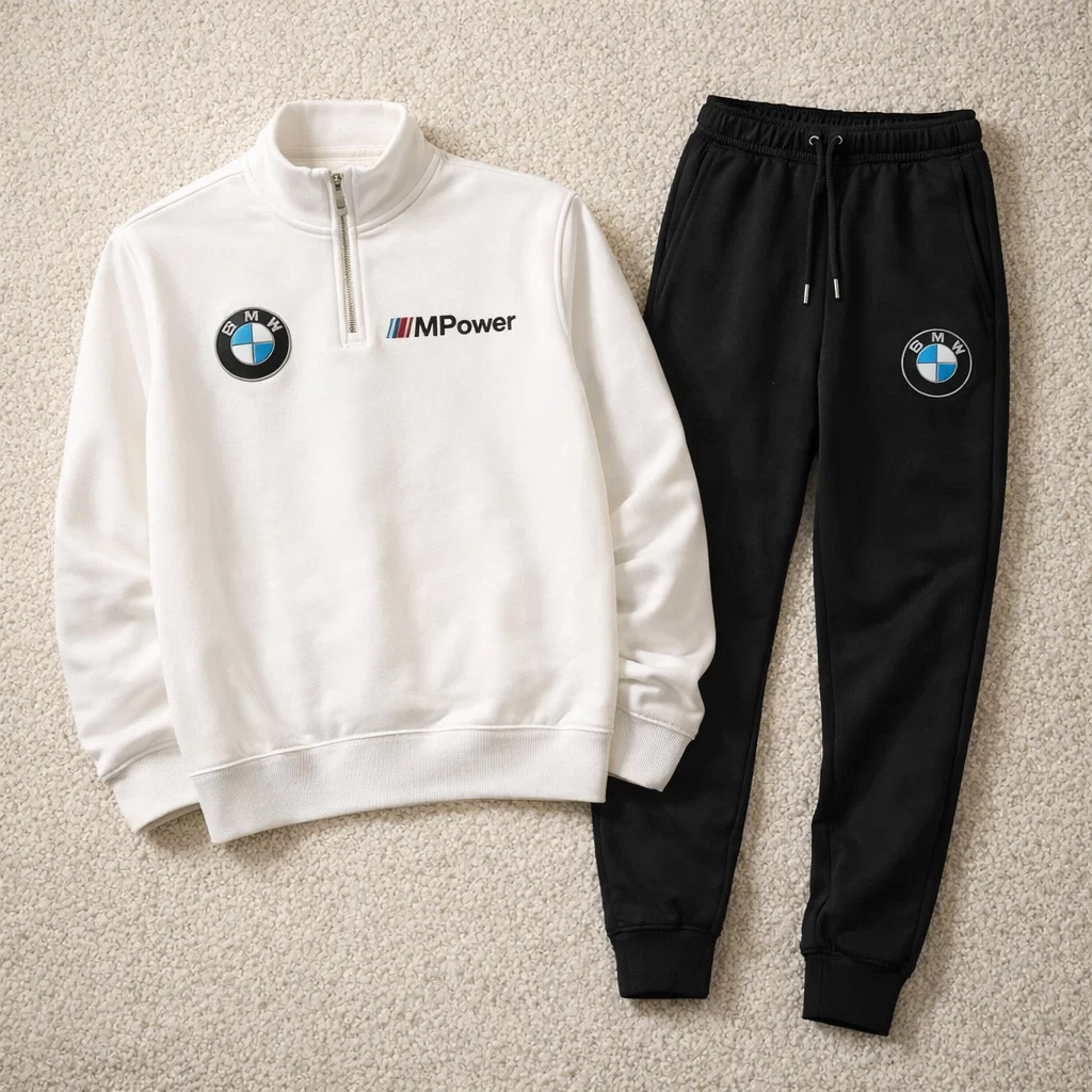 ست راحتی مردانه سوییشرت شلوار مدل Mpower