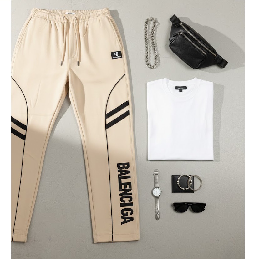 شلوار مردانه مدلBalenci-کرم