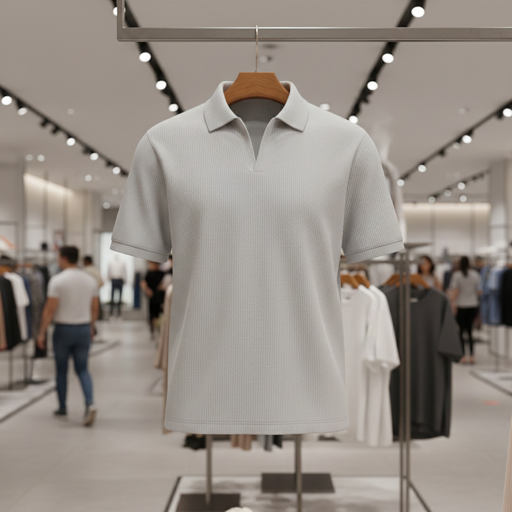 تیشرت میله ای یقه دار tavar-طوسی