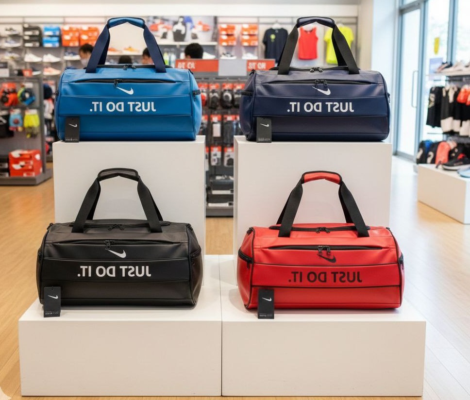 ساک ورزشی نایکی مدل Just do it-سرمه ای